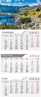 Kalendarz 2022 Trójdzielny Morskie oko CRUX