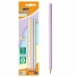 Ołówek Evolution Pastel bez gumki 5szt BIC