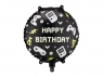  Balon foliowy pastylka Happy Birthday 35x35cm