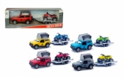 Pojazdy metalowe auto terenowe z przyczepą