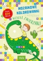 Mozaikowe kolorowanki. Wesołe zwierzaki - Opracowanie zbiorowe