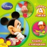 Disney Zabawy 4 latka Książka z naklejkami