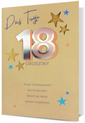 Karnet B6 Osiemnastka