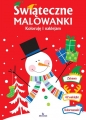 Świąteczne malowanki Koloruję i naklejam - Monika Matusiak