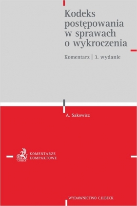 Kodeks postępowania w sprawach o wykroczenia. Komentarz