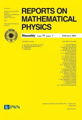 Reports on Mathematical Physics 93/1 - Opracowanie zbiorowe