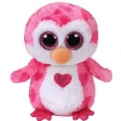 Beanie Boos Juliet - różowy pingwin 15 cm