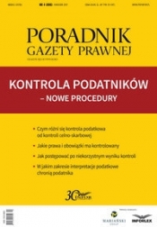 Kontrola podatników-nowe proceduty