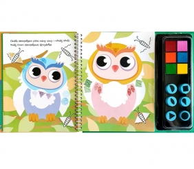 Stempelkowe malowanki. W lesie - Agnieszka Bator