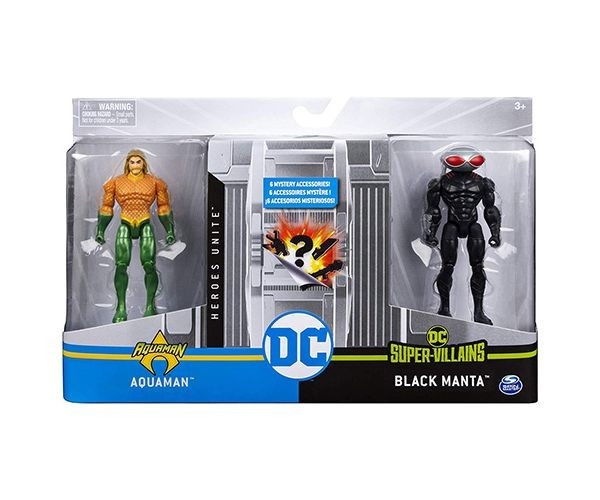 Zestaw z figurkami 4 Aquaman VS Black Manta 2 DC (6056334/20124769)