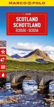 Mapa drogowa Szkocja 1:350 000 - Opracowanie zbiorowe