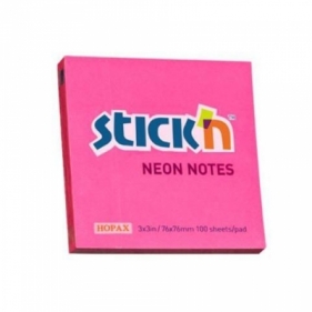 Notes samoprzylepny ciemnoróżowy neonowy
