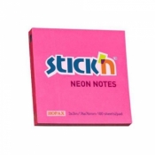 Notes samoprzylepny ciemnoróżowy neonowy