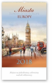 Kalendarz reklamowy 2018 - Miasta Europy RW15