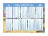 Naklejka elektrostatyczna - tabliczka mnożenia