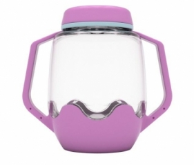 Słoik sensoryczny do napełnienia wodą fioletowy