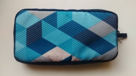 Piórnik kosmetyczka Be.Bag Fellow Blue Checked