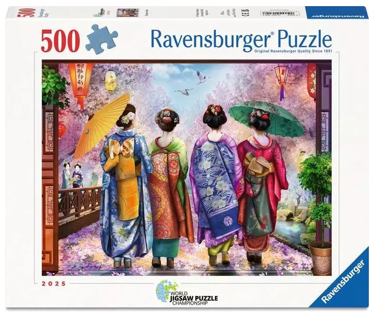 Ravensburger, Puzzle 500: Spacer po kwiaty (12001702)