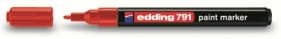 Marker specjalistyczny Edding 791, czerwony 1,0-2,0 mm okrągła/ścięta końcówka