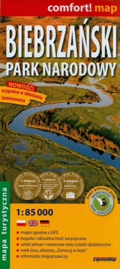 Biebrzański Park Narodowy lam mapa tur 1:85tys