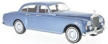 Rolls Royce Silver Cloud III Flying Spur H.J.Mulliner RHD 1965 (metallic light blue) (18057)