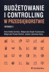 Budżetowanie i controlling w przedsiębiorstwie - Brojak-Trzaskowska Małgorzata, Porada-Rochoń Małgorzata, Surmacz Anna Owidia