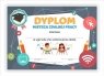 Dyplom A4 mistrza pracy zdalnej - Internet 10szt