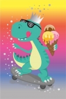 Karnet Uniwersalny - Colourful Dino