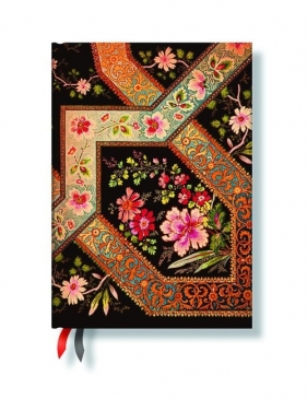Kalendarz 18 miesięcy Midi Filigree Floral Ebony - <br />