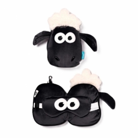 Poduszka podróżna i maska na oczy Shaun Owca