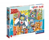 Puzzle SuperColor 3x48: Tom and Jerry (25265)