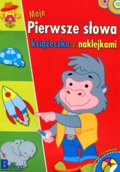 Moje pierwsze słowa. Książeczka z naklejkami. Małpka - Opracowanie zbiorowe