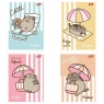 Zeszyt A5/32k linia dwukolorowa Pusheen (15szt)