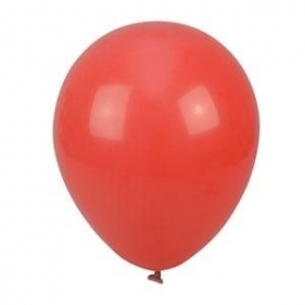 Balony pastelowe czerwone 30cm 100szt