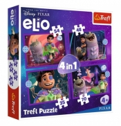 Puzzle 4w1 Pozaziemskie misje Elio