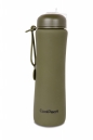 Coolpack, Bidon Silikonowy Pump 600 ml - RPET Olive (Z14640)