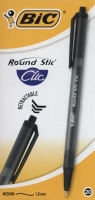 Round Stic Clic czarny pudełko 20 sztuk