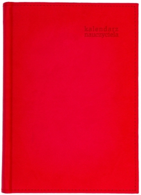 Kalendarz nauczyciela 25/26 A5T Vivella Czerwony