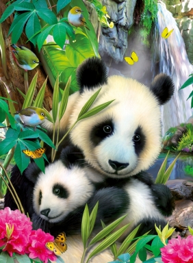 Ravensburger, Puzzle XXL 300: Kochana panda (13065)