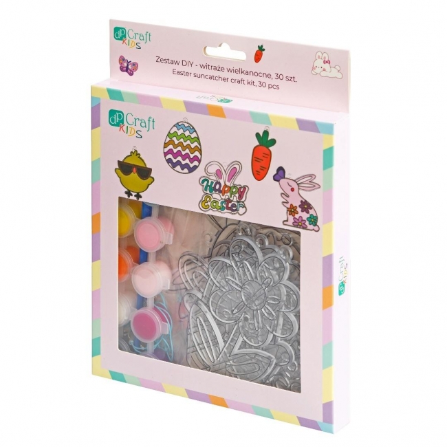 Zestaw diy witraże wielkanocne 30szt