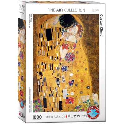 <img src='https://webimage.pl/pics/658/3/d628136643658.jpg' style='height:440px' /> Puzzle 1000 The Kiss by Gustav Klimt 6000-4365