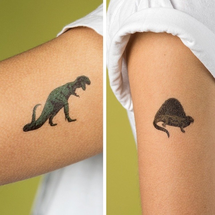 Tatuaże zmywalne dla dzieci, Dinozaury (28047)