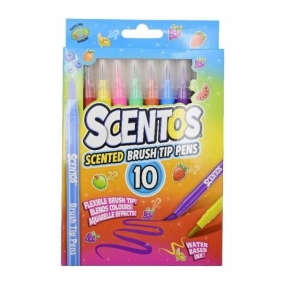 Flamastry pachnące pędzelki 10szt