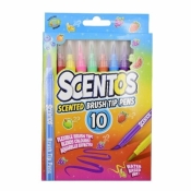 Flamastry pachnące pędzelki 10szt