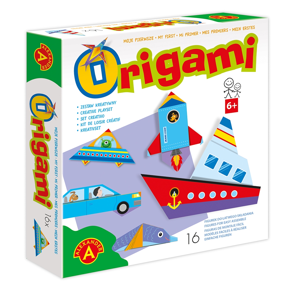 Moje pierwsze origami - statek