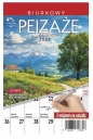 Kalendarz Biurkowy A5 miesięczny - Pejzaże 2026
