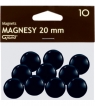 Magnesy Grand 20 mm czarne op. 10 sztuk GRAND