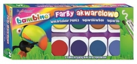 Farby akwarelowe Bambino, 24 kolory