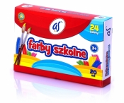 Farby szkolne 24 kolory - 20 ml