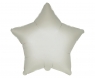 Balon foliowy Gwiazda satynowy pastel kremowy 45cm
